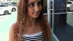 8th Street Latinas: Bald Jordana Heat blowjob cum