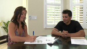 First Time Auditions - Caucasian Summer pussy eating