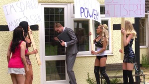 Big Tits at Work - Lou Lou fantasy POV blowjob sex scene