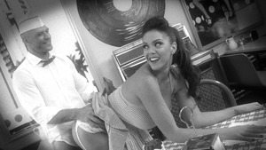 Big Tits at Work - Waitress Alison Tyler facial sex video HD