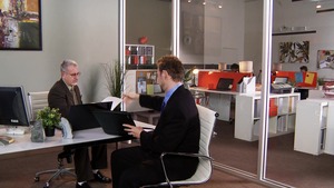 Real Wife Stories: American in skirt fingering in office