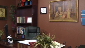 Big Tits at Work - Bald Diamond Kitty ballet