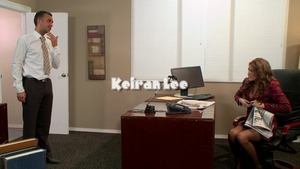 Big Tits at Work - Eve Laurence spanking