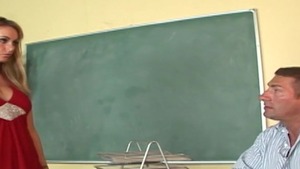Big Tits at School: Aline POV blowjob sex scene