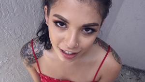 PublicPickups: Blonde Gina Valentina POV blowjob sex tape