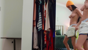 ShareMyBF: Roommate Morgan Rain threesome