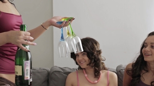 X Sensual - Nympho Kristall Rush threesome sex scene