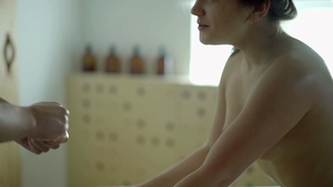 MassageX - Evelina Darling in oil closeup massage