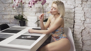 Nubiles - Loud sex escorted by sensual blonde hair Lesya