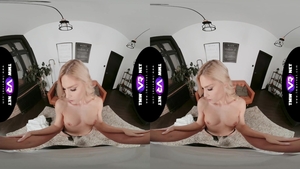 TMWVR Network - Busty beautiful girl in her lingerie butt fuck