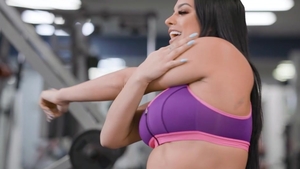 LetsDoeIt - Serena Santos bends to get fucked