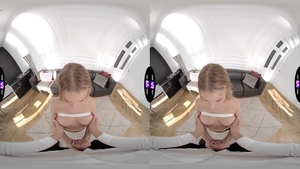 TmwVRNet.com - Workout with beautiful blonde