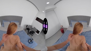 TMWVRNet: Flat boyfriend feels up to raw sex