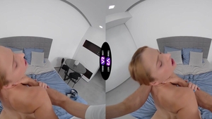 TMWVRNet: Flat boyfriend feels up to raw sex