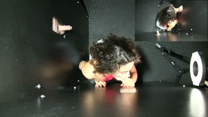 Gloryhole Secrets: Petite Babe's Throat Filling Experience